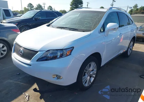 2010 Lexus Rx 450H из США, поврежденный, VIN JTJBC1BA2A2415660